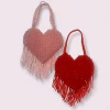 Lola + The Boys Beaded Fringe Love Purse