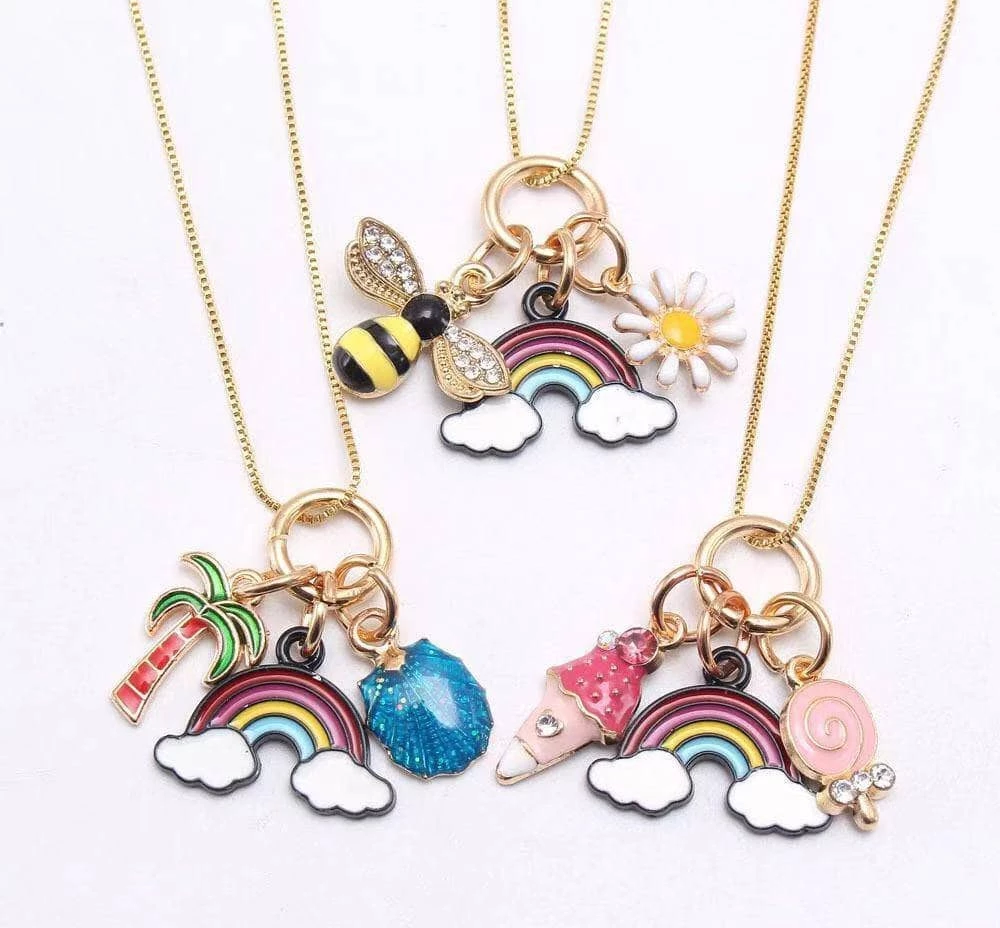 Deals ๐ Lola + The Boys Charm Necklace Jewelry ๐ 4 Lola + The Boys Charm Necklace Jewelry