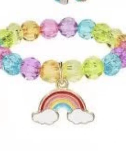 Lola + The Boys Crystal Charm Gem Bracelets Jewelry