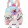 Lola + The Boys Backpacks Flying Unicorn Patch Mini Backpack