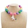 Lola & The Boys Jewelry Gumball Unicorn Necklace