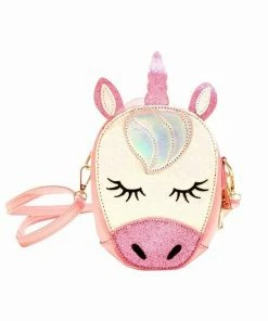 Lola & The Boys Mini Unicorn Head Purse