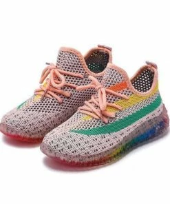 Lola + The Boys Peachy Rainbow Trainer