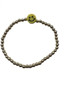 Cheap ๐งจ Lola + The Boys Jewelry Smiley Gold Bracelets ๐ 14 Lola + The Boys Jewelry Smiley Gold Bracelets