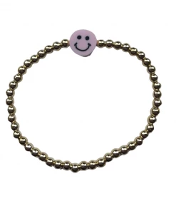Cheap ๐งจ Lola + The Boys Jewelry Smiley Gold Bracelets ๐ 15 Lola + The Boys Jewelry Smiley Gold Bracelets