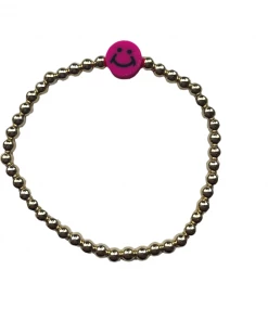 Cheap ๐งจ Lola + The Boys Jewelry Smiley Gold Bracelets ๐ 12 Lola + The Boys Jewelry Smiley Gold Bracelets