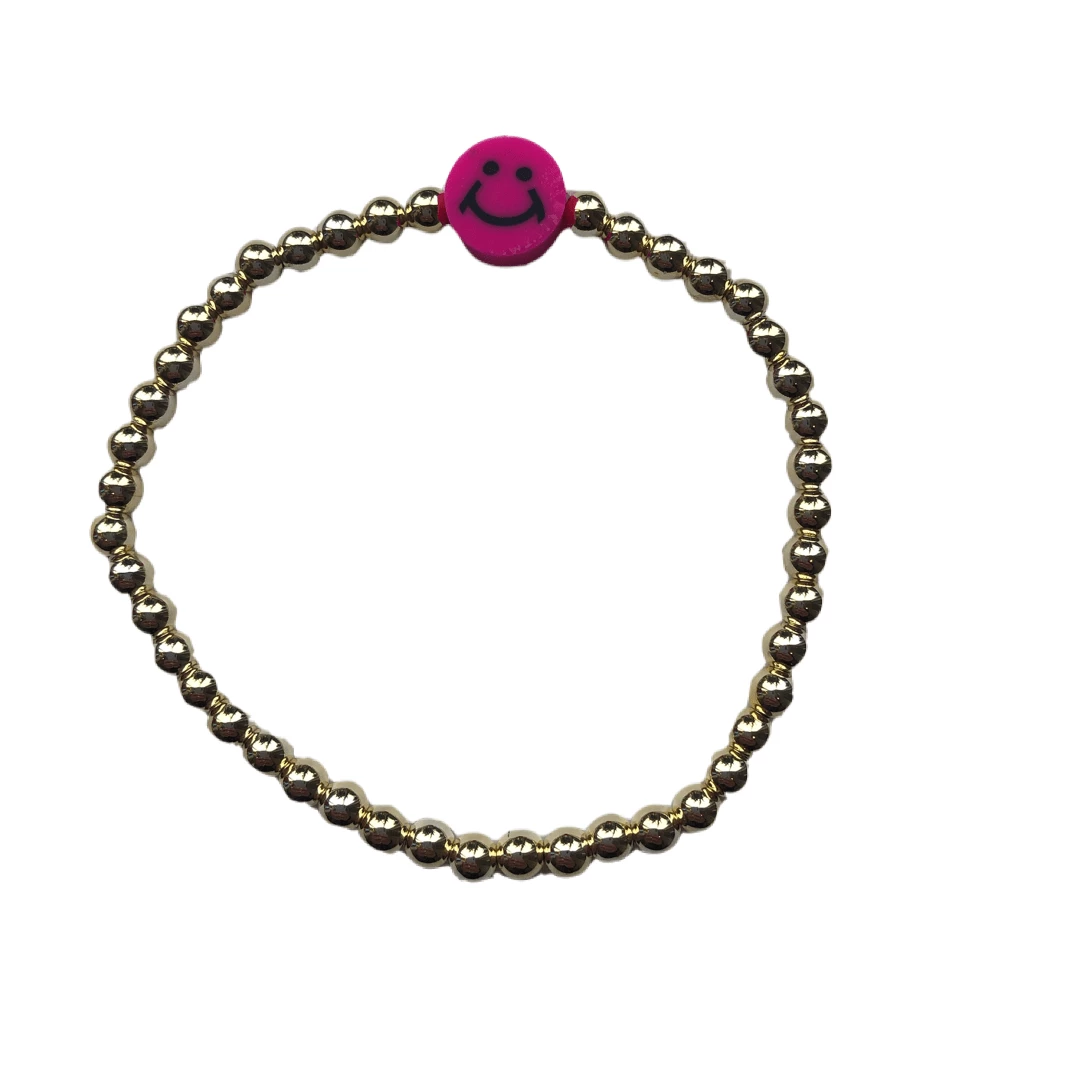 Cheap ๐งจ Lola + The Boys Jewelry Smiley Gold Bracelets ๐ 6 Lola + The Boys Jewelry Smiley Gold Bracelets