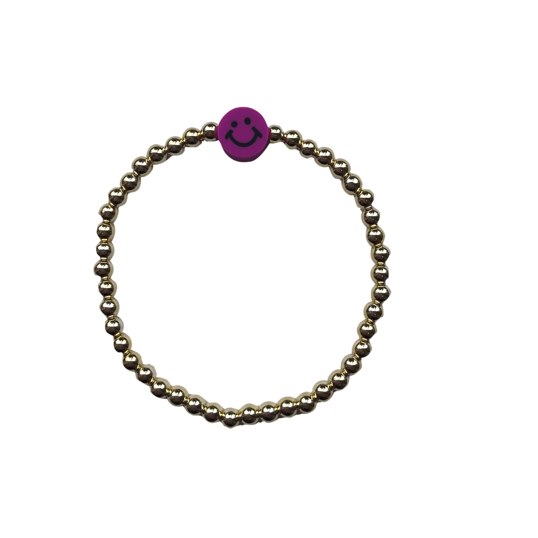 Cheap ๐งจ Lola + The Boys Jewelry Smiley Gold Bracelets ๐ 7 Lola + The Boys Jewelry Smiley Gold Bracelets