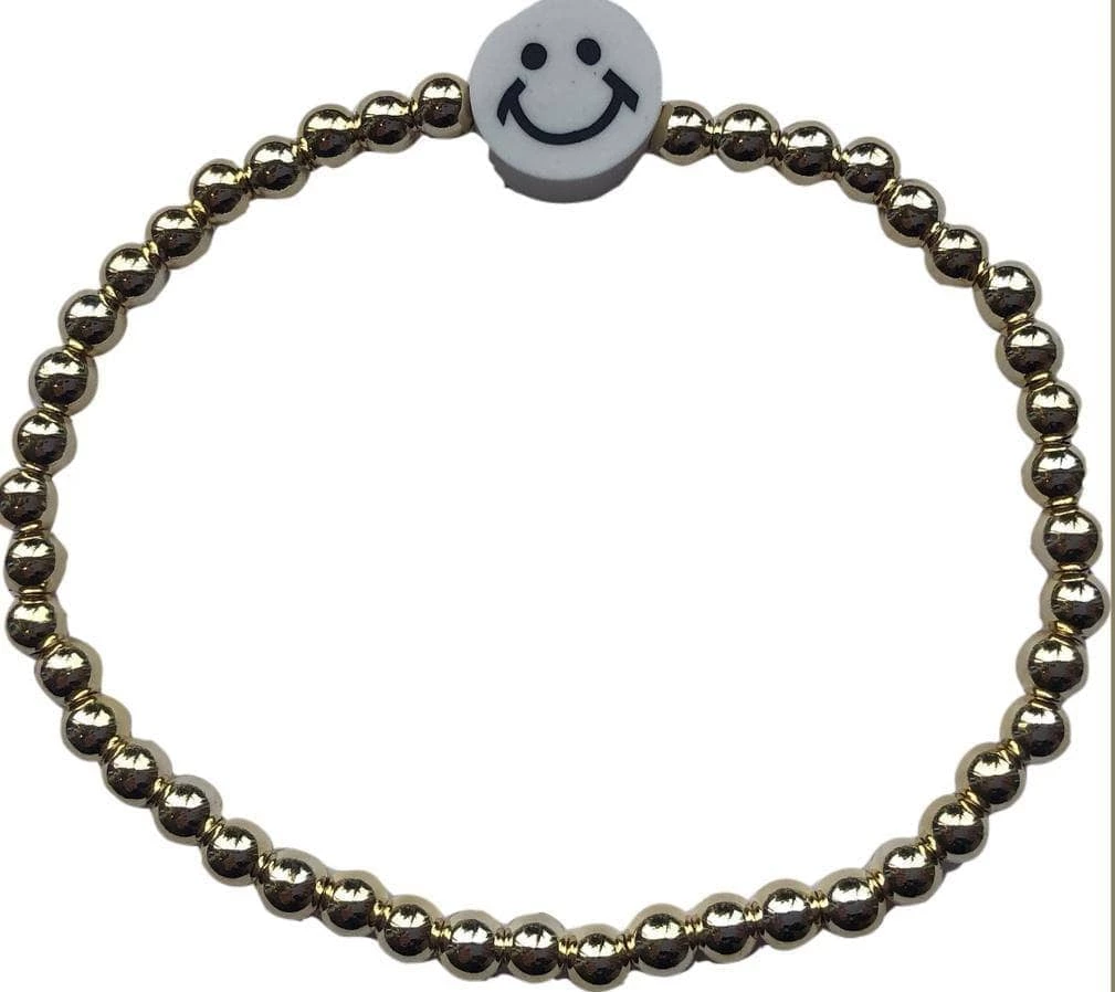 Cheap ๐งจ Lola + The Boys Jewelry Smiley Gold Bracelets ๐ 4 Lola + The Boys Jewelry Smiley Gold Bracelets
