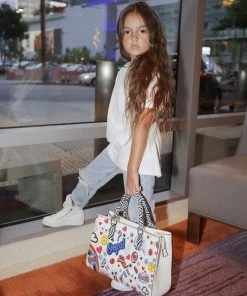 Lola + The Boys Sticker Doodle Bag Handbags