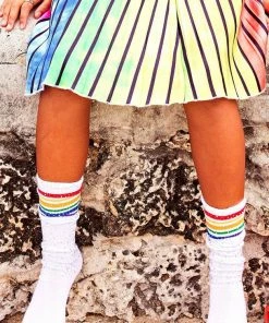 Lola + The Boys Super Fun Crystal Socks