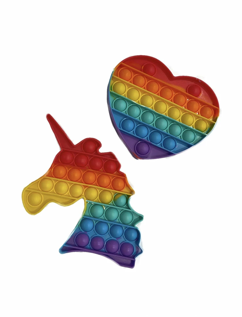 Outlet ❤️ Lola + The Boys 👧 Girls Unicorn + Heart Pop Fidgety 👏 3 Lola + The Boys Girls Unicorn + Heart Pop Fidgety