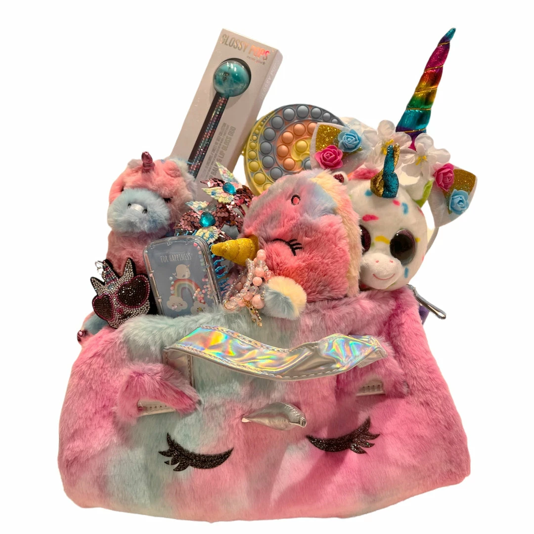 Outlet π Lola + The Boys Unicorn Surprise Jumbo Gift Basket - (value $280 π 3 Lola + The Boys Unicorn Surprise Jumbo Gift Basket - (value $280
