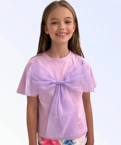 Lola + The Boys Big Bow T-Shirt New Arrivals