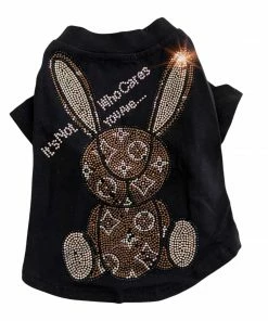 Lola + The Boys New Arrivals Fancy Rhinestone Pup Shirt