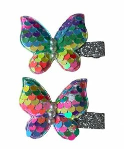 Lola + The Boys Butterfly Hair Clip (Pack Of 2) New Arrivals