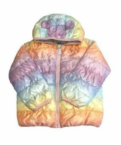 Lola + The Boys Ombre Puffer Lightweight Jacket