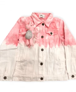 Lola & The Boys 3D Unicorn Bestie Denim Jacket