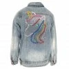 Lola + The Boys New Arrivals Light Bright Unicorn Denim Jacket