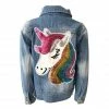 Lola + The Boys Rainbow Stars Denim Jacket New Arrivals