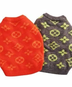 Lola + The Boys Chewy Vuitton Puppy Sweater