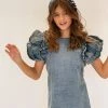 Cheap ๐ Lola + The Boys ๐ง Girls Denim Ruffle ๐ Dress โญ 1 Lola + The Boys Girls Denim Ruffle Dress