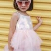 Lola + The Boys Paillette Ombre Tutu Dress