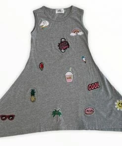 Best Pirce ๐ Lola + The Boys New Arrivals Patch T ๐ Shirt ๐ Dress ๐ 9 Lola + The Boys New Arrivals Patch T Shirt Dress