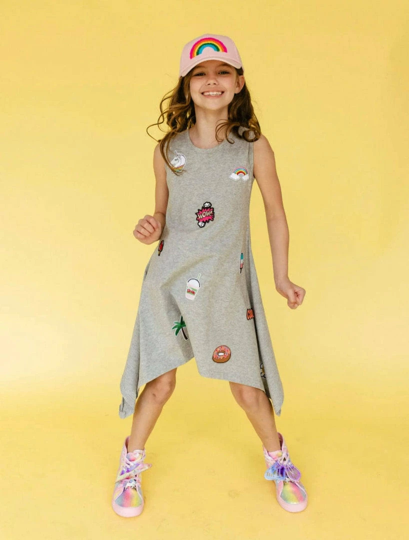 Best Pirce ๐ Lola + The Boys New Arrivals Patch T ๐ Shirt ๐ Dress ๐ 4 Lola + The Boys New Arrivals Patch T Shirt Dress