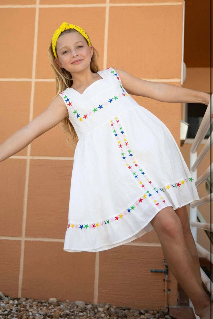 Buy ๐ Lola + The Boys Rainbow Stars Day ๐ Dress ๐ 6 Lola + The Boys Rainbow Stars Day Dress
