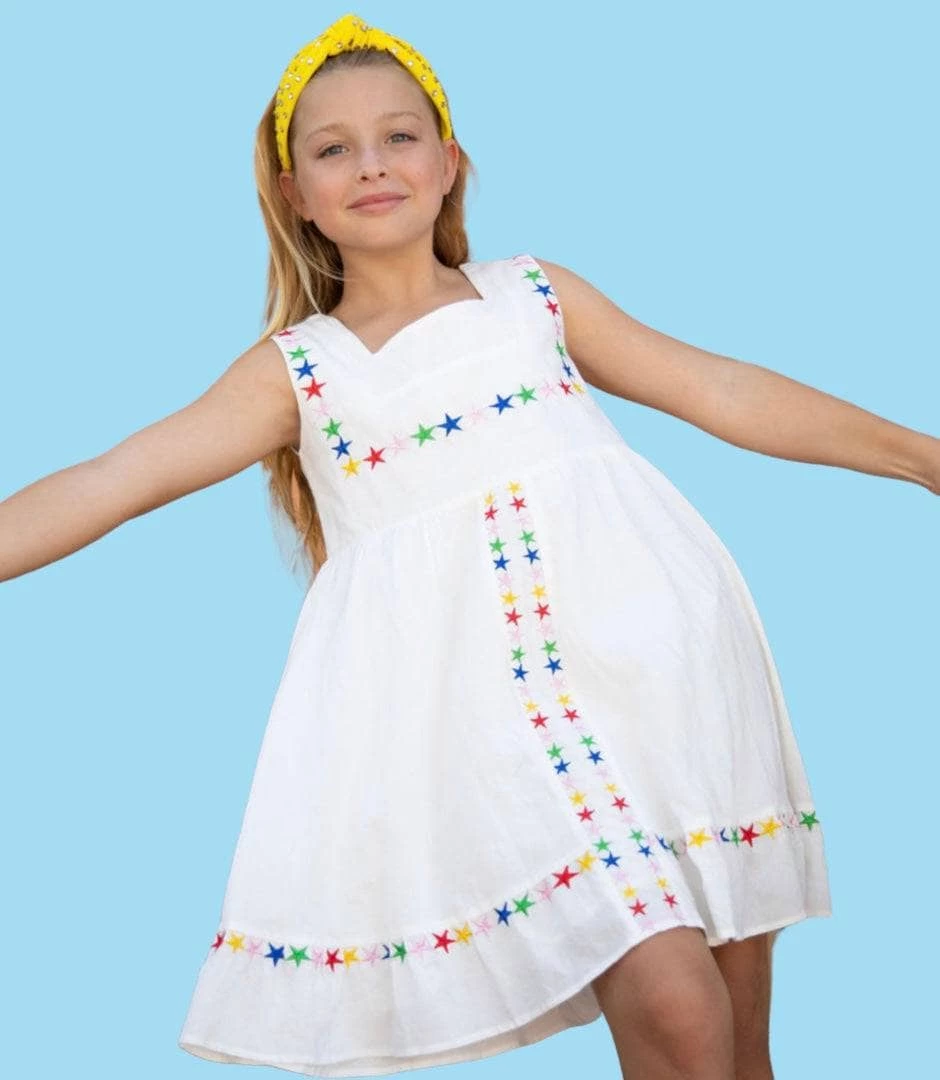 Buy ๐ Lola + The Boys Rainbow Stars Day ๐ Dress ๐ 3 Lola + The Boys Rainbow Stars Day Dress
