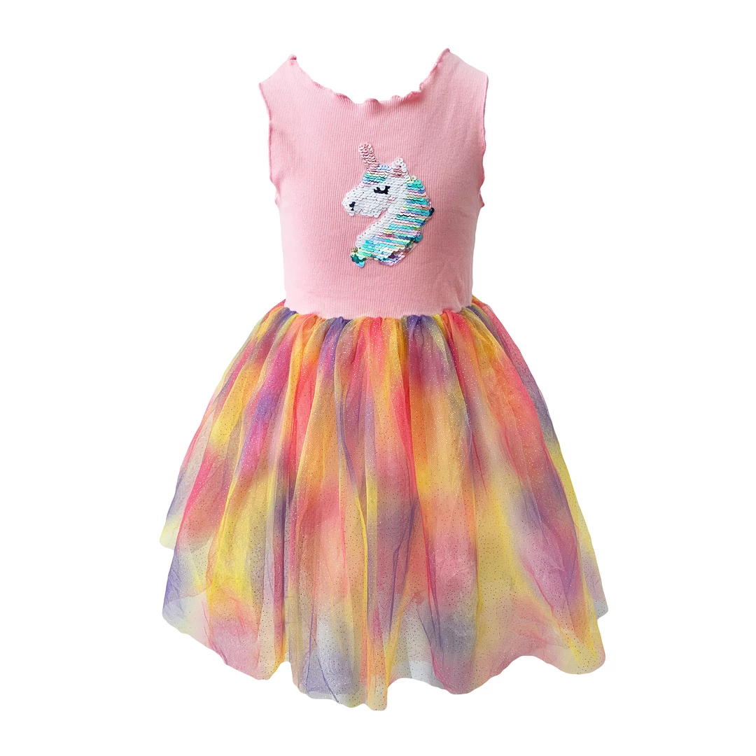 Hot Sale ๐ Lola And The Boys ๐ง Girls Sparkle Ombre Unicorn Tutu โญ 4 Lola And The Boys Girls Sparkle Ombre Unicorn Tutu