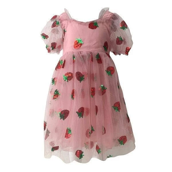 Best Sale ๐งจ Lola + The Boys Strawberry Sequin ๐ Dress ๐ 6 Lola + The Boys Strawberry Sequin Dress