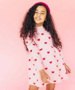 Lola & The Boys New Arrivals Sweetheart Sweater Dress