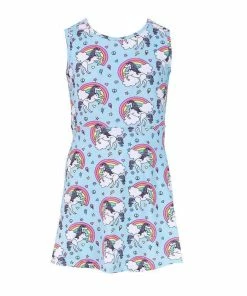 Lola + The Boys Unicorn Sky Skater Dress