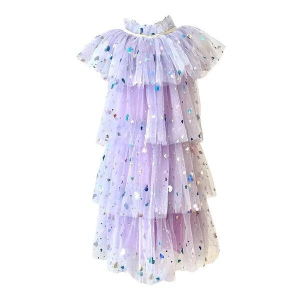 Cheap โค๏ธ Lola + The Boys Foil Hearts Tulle ๐ Dress New Arrivals ๐ 4 Lola + The Boys Foil Hearts Tulle Dress New Arrivals