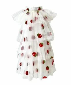 Lola + The Boys Strawberry Tulle Dress