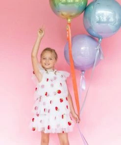 Lola + The Boys Strawberry Tulle Dress