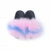 Lola + The Boys Cotton Candy Faux Fur Slides Girls