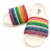 Outlet ๐ Lola + The Boys Glitter Rainbow Slides โญ 2 Lola + The Boys Glitter Rainbow Slides