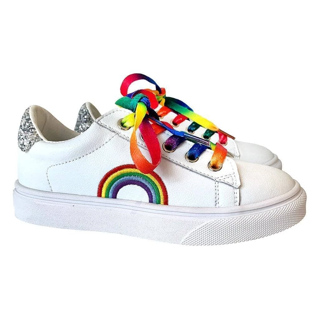 Cheap ❤️ Lola + The Boys 👧 Girls Over The Rainbow 👟 Sneakers 🛒 5 Lola + The Boys Girls Over The Rainbow Sneakers