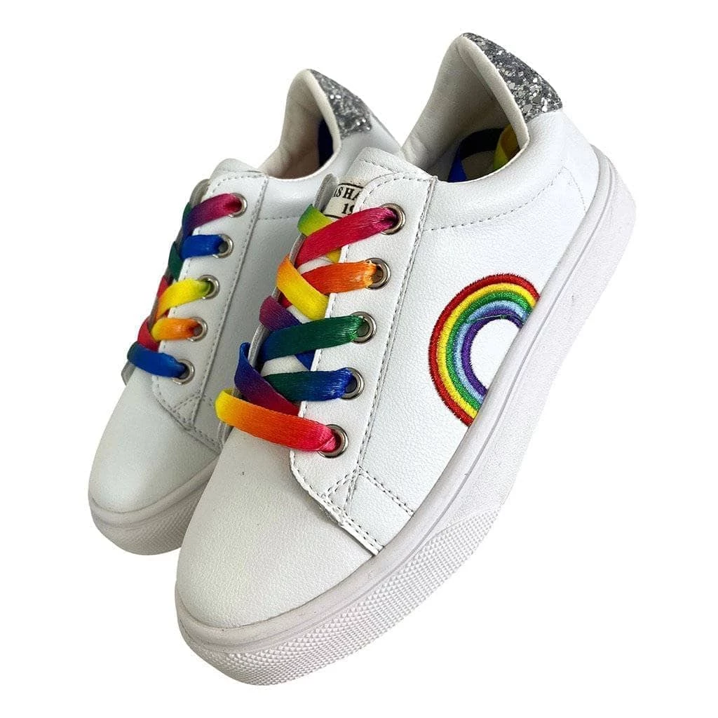 Cheap ❤️ Lola + The Boys 👧 Girls Over The Rainbow 👟 Sneakers 🛒 3 Lola + The Boys Girls Over The Rainbow Sneakers