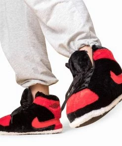 Lola + The Boys Red Comfy Slippers Girls