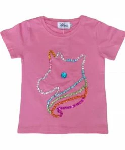 Lola + The Boys Light Bright Unicorn Tee