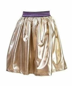 Outlet ๐ Lola + The Boys Goldie Foil ๐ Skirt โ๏ธ 16 Lola + The Boys Goldie Foil Skirt