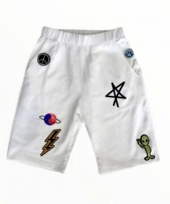 Lola + The Boys Graffiti Patch Shorts