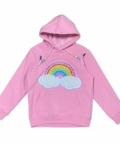 Top 10 ✔️ Lola + The Boys Happy Rainbow 🍬 Candy Hoodie 👧 Girls 👏 15 Lola + The Boys Happy Rainbow Candy Hoodie Girls
