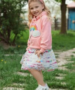 Top 10 ✔️ Lola + The Boys Happy Rainbow 🍬 Candy Hoodie 👧 Girls 👏 13 Lola + The Boys Happy Rainbow Candy Hoodie Girls