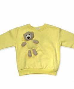 Lola + The Boys New Arrivals Teddy Bear Crewneck