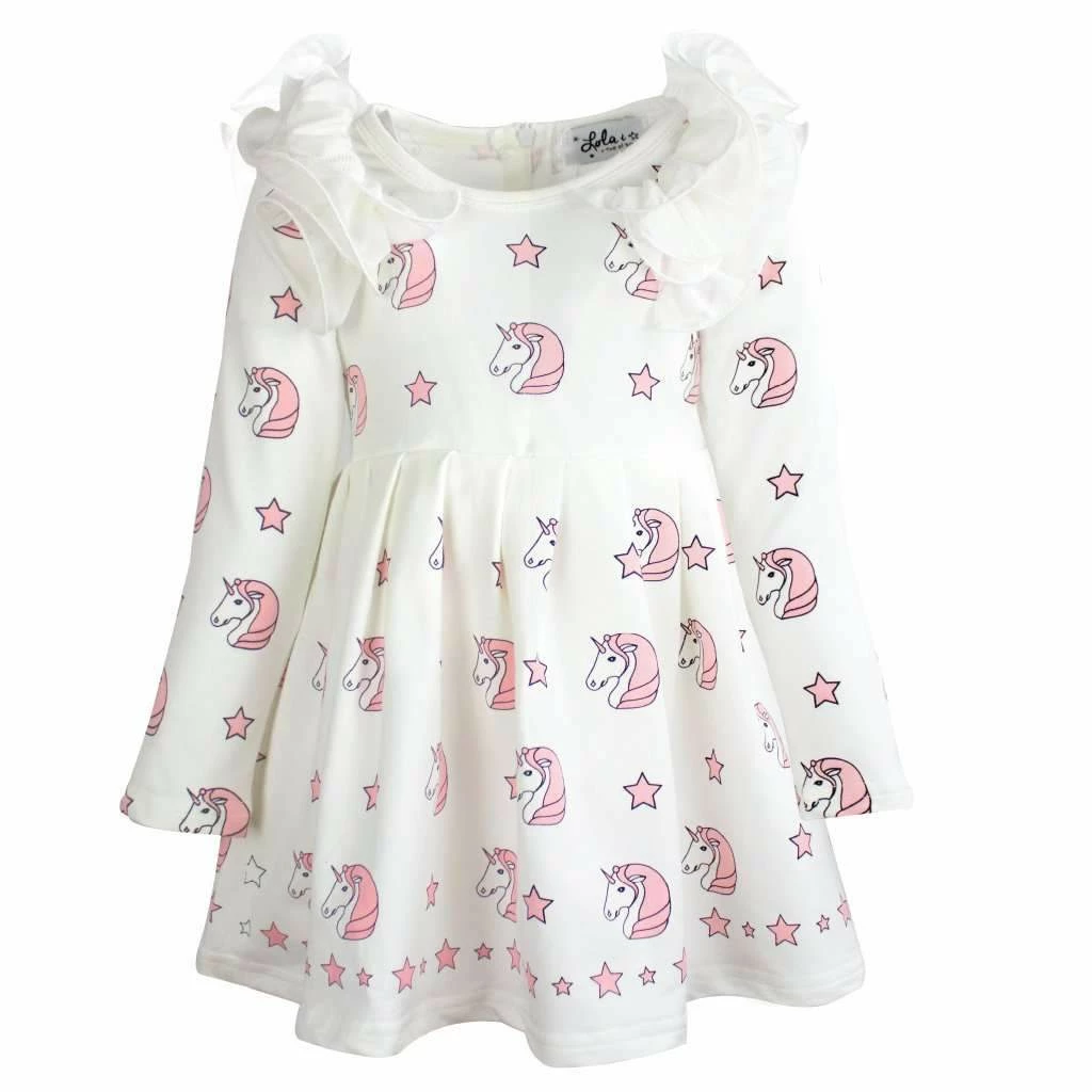 Hot Sale 🛒 Lola & The Boys Pink Unicorn Dream 👗 Dress New Arrivals ⭐ 4 Lola & The Boys Pink Unicorn Dream Dress New Arrivals